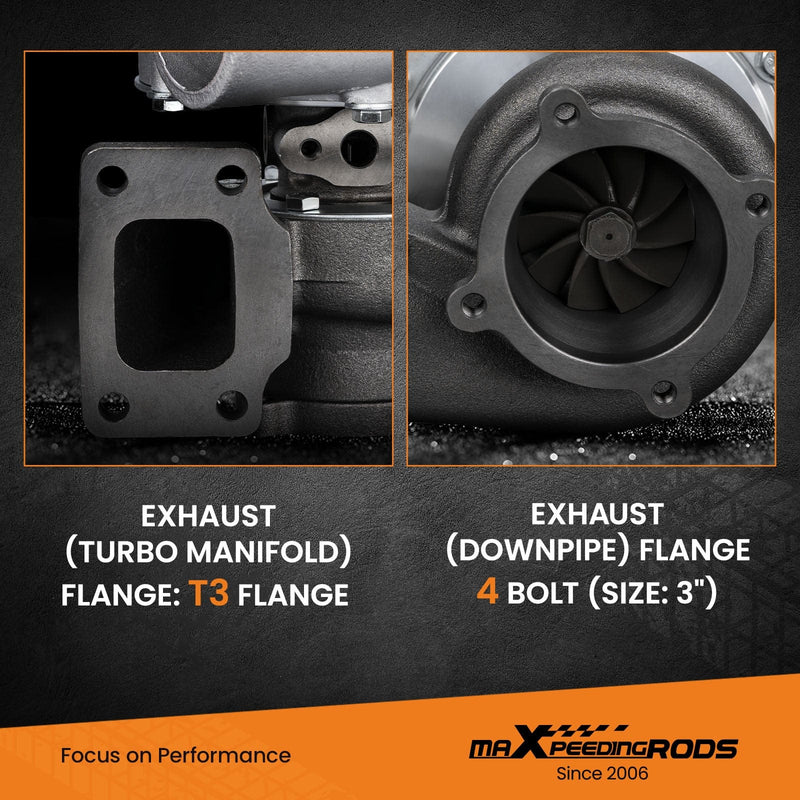 maXpeedingrods GT3582 GT35 Turbina Turbocompressore Universale per tutti i  motori : : Auto e Moto